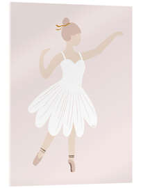 Acrylglasbild Die Ballerina - Menina Lisboa