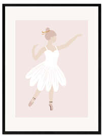 Gerahmter Kunstdruck Die Ballerina