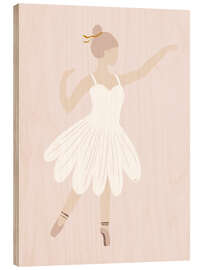 Obraz na drewnie The Ballerina - Menina Lisboa
