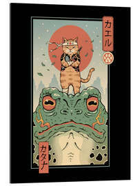 Cuadro de plexi-alu Catana and the Big Frog