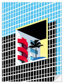Autocolante decorativo Miami Atlantis Condominium