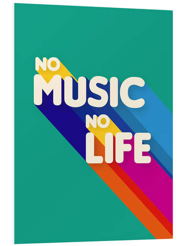 Obraz na PCV No Music No Life