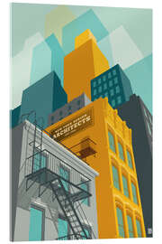Acrylic print New York Tribeca - Remko Heemskerk
