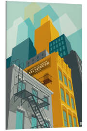 Tableau en aluminium New York Tribeca - Remko Heemskerk