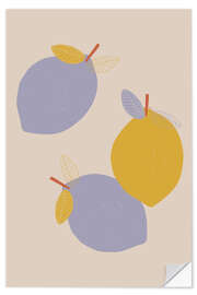 Wall sticker Lemons