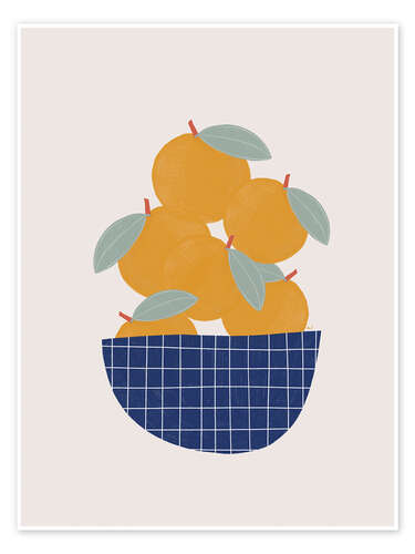 Poster Bowl of oranges