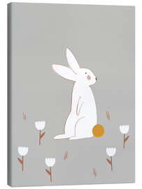 Lienzo White Little Bunny - Menina Lisboa