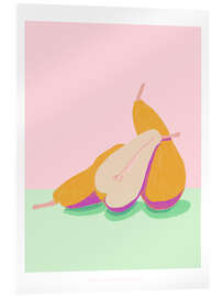 Stampa su vetro acrilico Pear Pose
