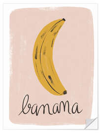 Selvklæbende plakat Banana