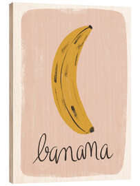 Tableau en bois Banana