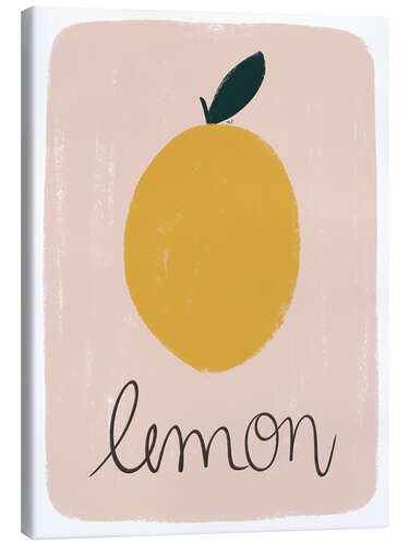 Canvas print Lemon