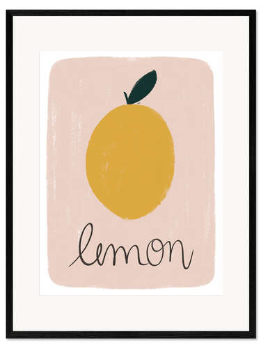 Innrammet kunsttrykk Lemon