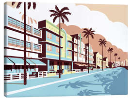 Lienzo Miami Oceandrive