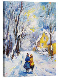 Canvastavla Winter walk