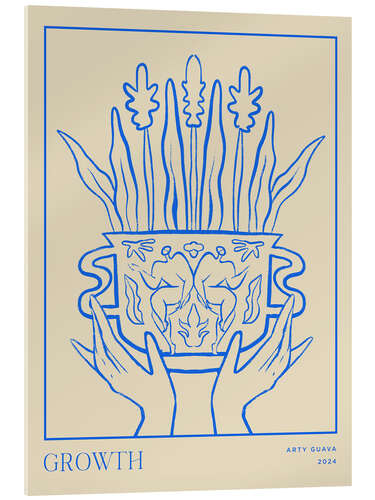 Tableau en verre acrylique Vessel Collection - Growth