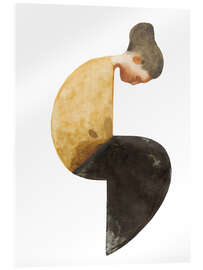 Tableau en verre acrylique Sitting Woman II