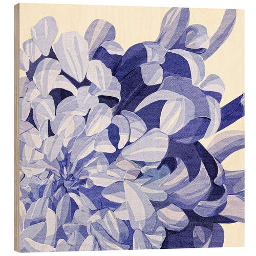Quadro de madeira Chrysanthemum
