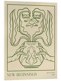 Stampa su vetro acrilico Vessel Collection - New Beginnings