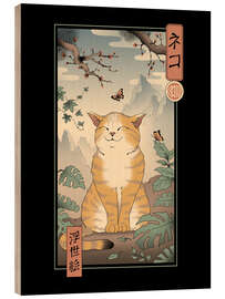 Puutaulu Edo Cat