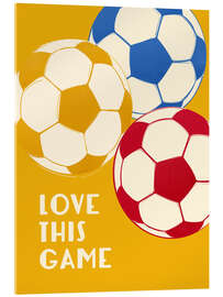 Akryylilasitaulu Football - Love This Game