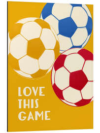 Magnettafel Fußball - Love This Game