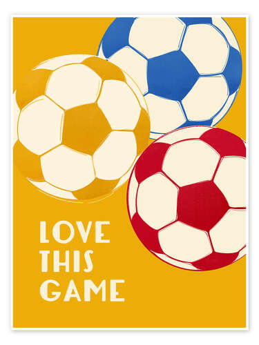 Plakat Football - Love This Game