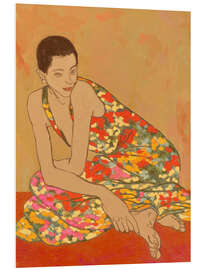 Quadro em PVC Flower dress