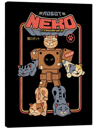 Canvas-taulu Robot Neko Cat