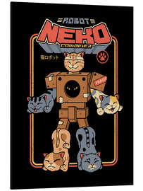 Magnettafel Robot Neko Cat