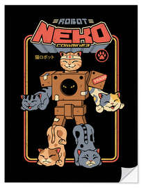 Sisustustarra Robot Neko Cat