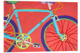 Acrylglasbild Lass uns eine Radtour machen!