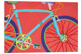Quadro em PVC Let's Go for a Bike Ride