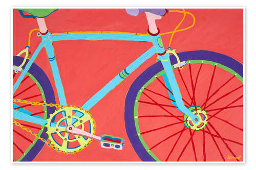 Poster Let's Go for a Bike Ride