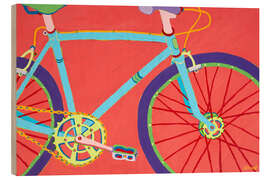 Cuadro de madera Let's Go for a Bike Ride
