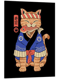 Magnettafel Sushi Meowster