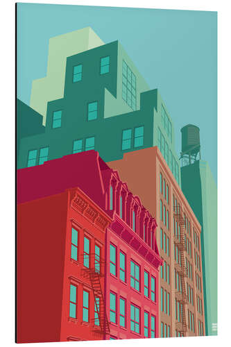 Stampa su alluminio New York Mulberrystreet