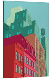Stampa su alluminio New York Mulberrystreet - Remko Heemskerk