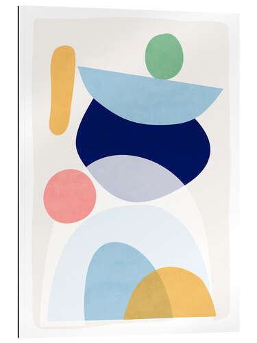 Quadro em plexi-alumínio Minimal abstract forms I