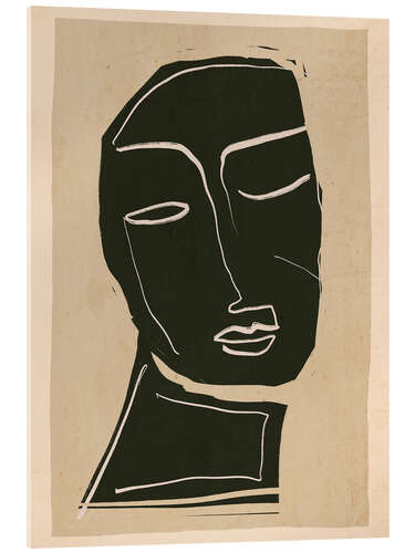 Acrylglas print Minimal Abstract Face