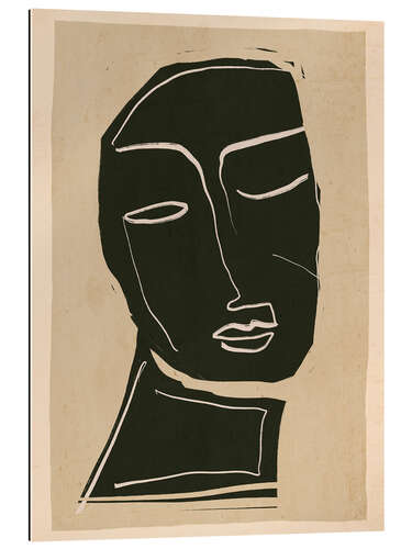 Galleritryck Minimal Abstract Face