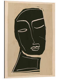 Magnettafel Minimal Abstract Face