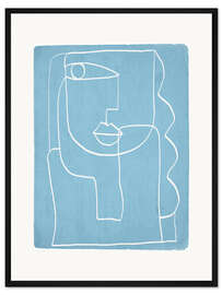 Gerahmter Kunstdruck Abstract Line III