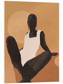 Obraz na szkle akrylowym Abstract Sunset Girl I
