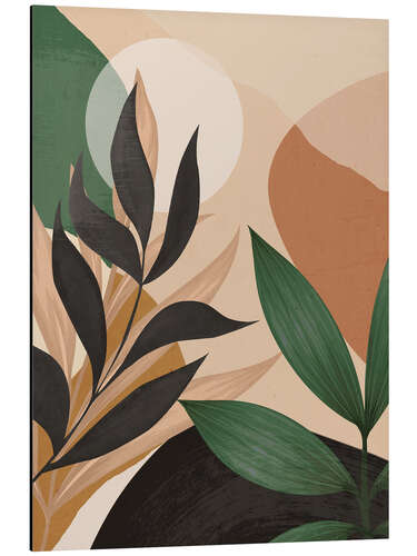 Alubild Abstract Tropical Leaves II