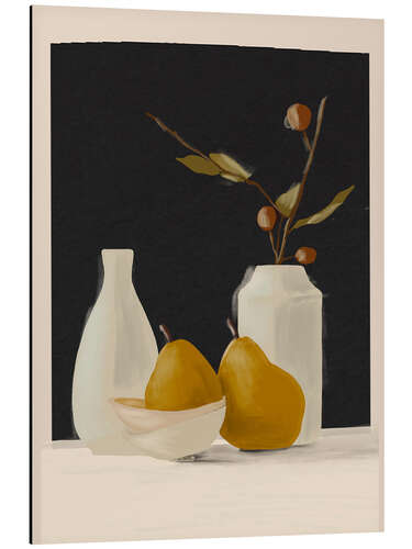 Tableau en aluminium Minimalist Still Life