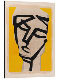 Magnettafel Abstraktes Gesicht II