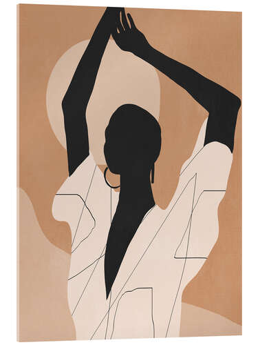 Obraz na szkle akrylowym Abstract Sunset Girl II