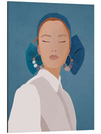 Magnettafel Minimal Girl Portrait