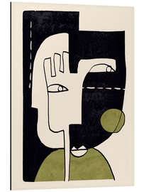 Magnettafel Abstraktes Gesicht III