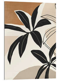 Gallery Print Moderne abstrakte Kunstpflanze
